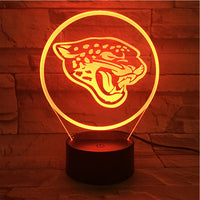 Thumbnail for NFL JACKSONVILLE JAGUARS LOGO 3D LED LIGHT LAMP