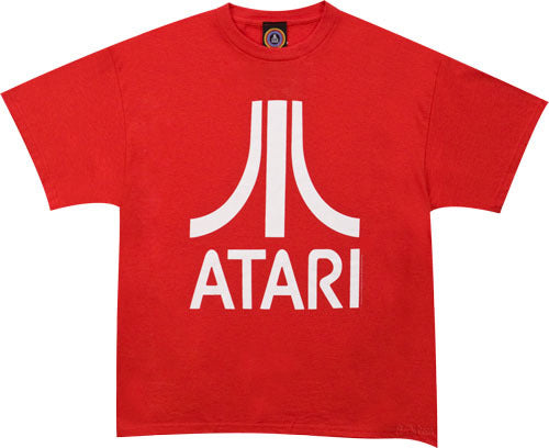 Atari Logo Tshirt: Red With White Print - TshirtNow.net - 1