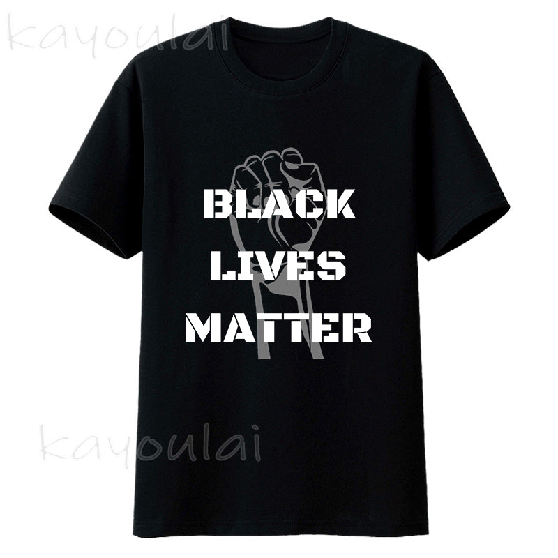 Black Lives Matter - Activist Movement Cotton Knitted Casual Unisex T-Shirt
