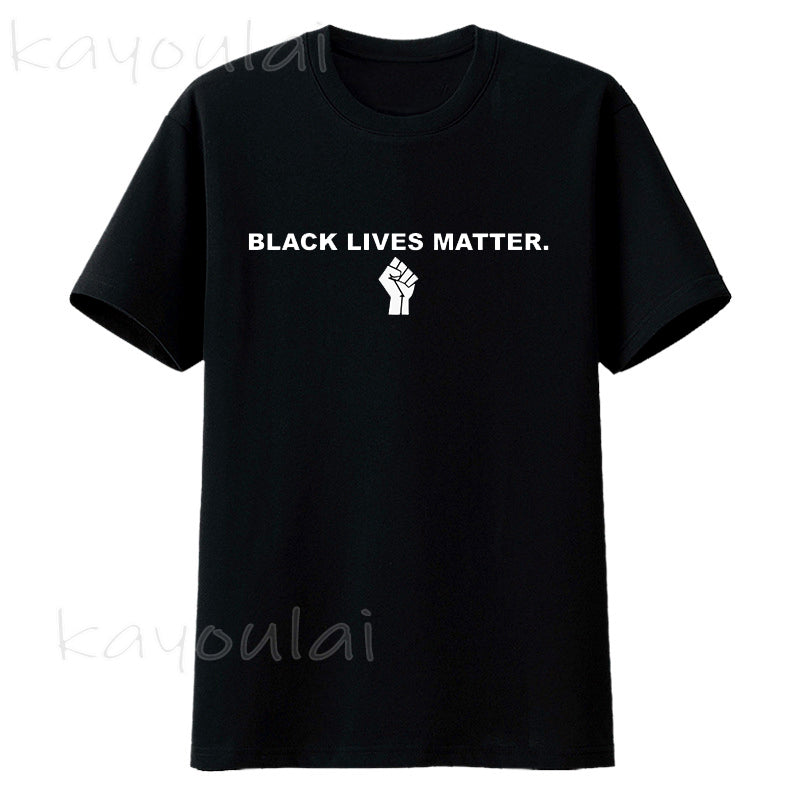 Black Lives Matter - Activist Movement Cotton Knitted Casual Unisex T-Shirt