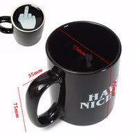 Thumbnail for Ceramic Coffee/Tea Mug with printed Have A Nice Day Middle Finger