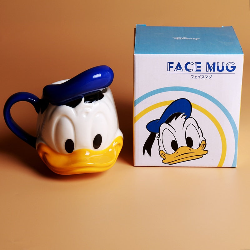 Donald Duck Ceramic Coffee/Tea/Milk Mug - Ideal for Disney Lovers