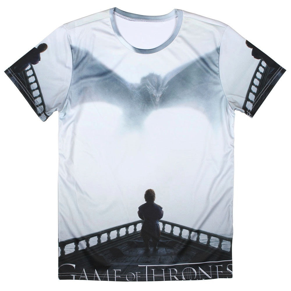 Game Of Thrones Tyrion Dragon Allover 3D Print Tshirt - TshirtNow.net - 1