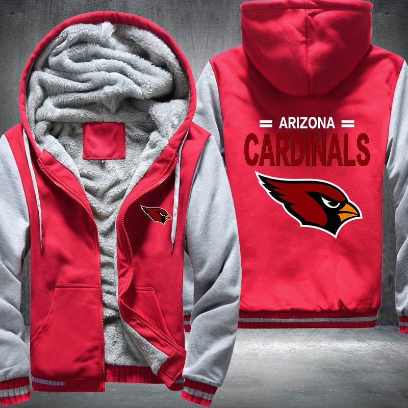 NFL ARIZONA CARDINALS THICK FLEECE JACKET