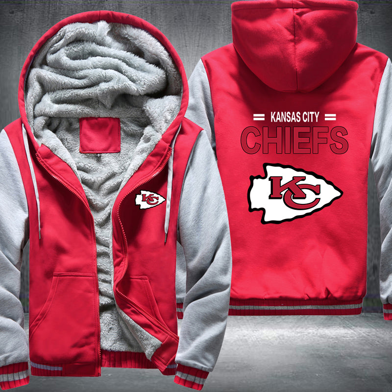 NFL KANSAS CITY CHIEFS THICK FLEECE JACKET