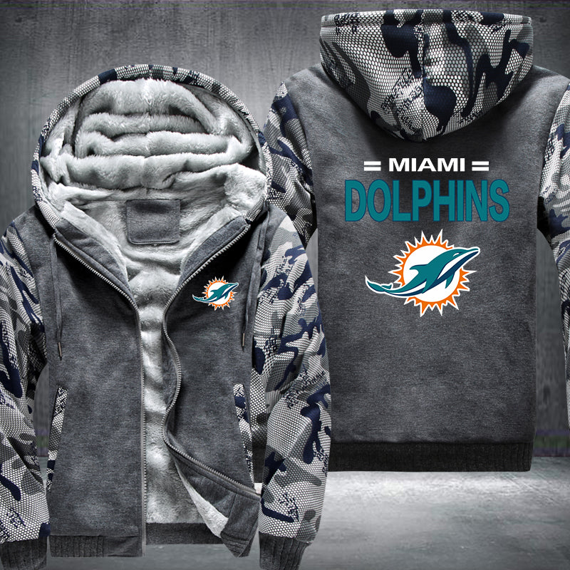 NFL MIAMI DOLPHINS THICK FLEECE JACKET