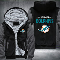 Thumbnail for NFL MIAMI DOLPHINS THICK FLEECE JACKET