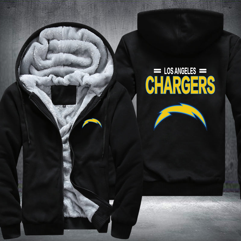 NFL LOS ANGELES CHARGERS THICK FLEECE JACKET