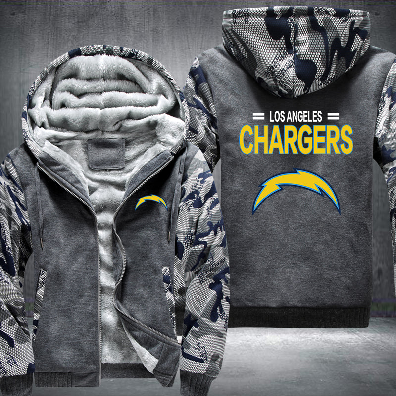 NFL LOS ANGELES CHARGERS THICK FLEECE JACKET