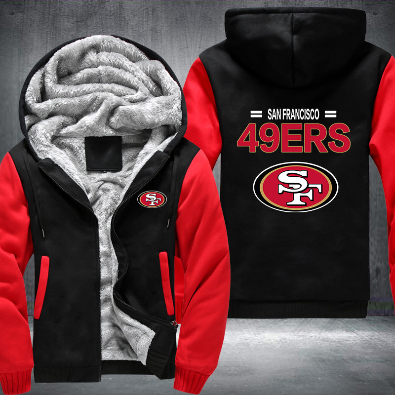 NFL SAN FRANSISCO 49ERS THICK FLEECE JACKET