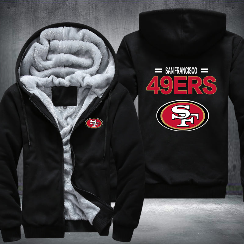 NFL SAN FRANSISCO 49ERS THICK FLEECE JACKET