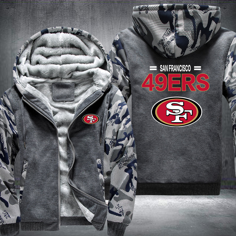 NFL SAN FRANSISCO 49ERS THICK FLEECE JACKET