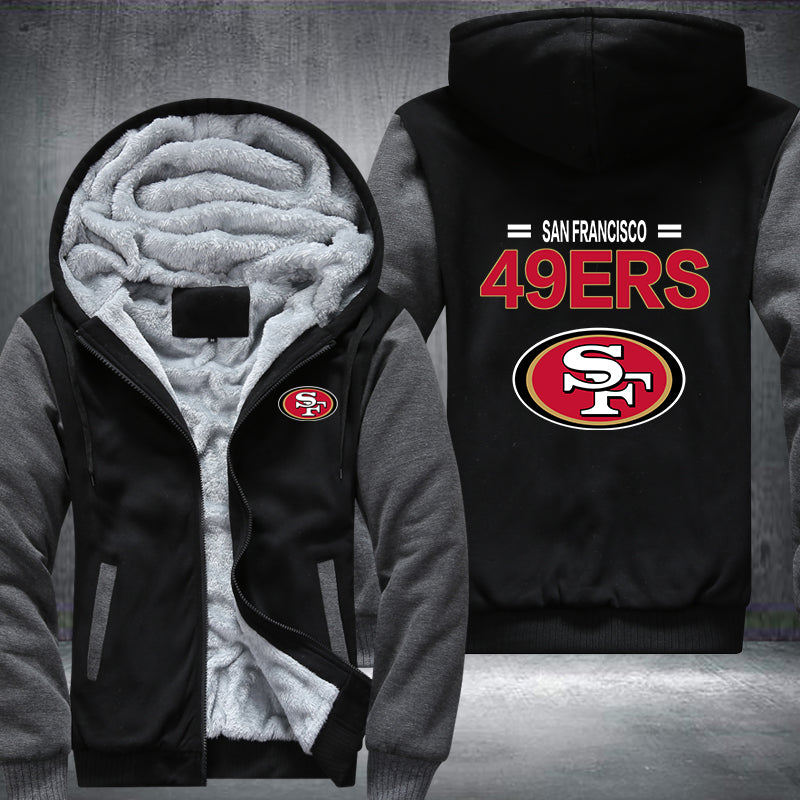 NFL SAN FRANSISCO 49ERS THICK FLEECE JACKET