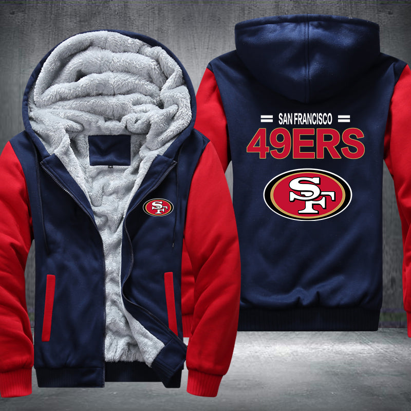 NFL SAN FRANSISCO 49ERS THICK FLEECE JACKET