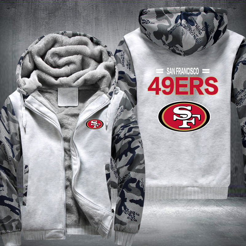 NFL SAN FRANSISCO 49ERS THICK FLEECE JACKET