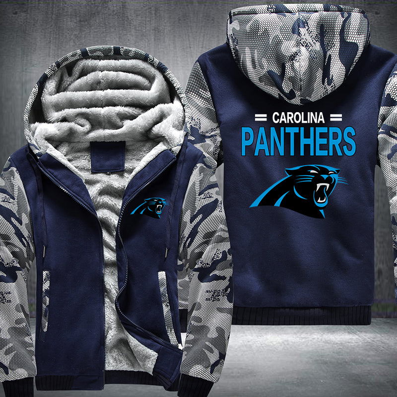 NFL CAROLINA PANTHERS THICK FLEECE JACKET