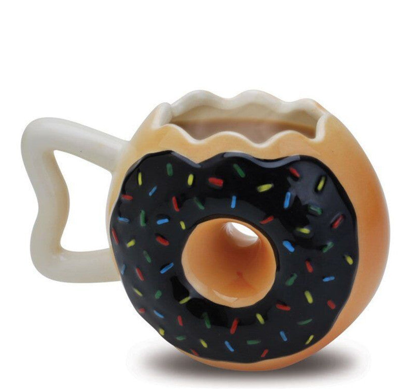 Yummy Handmade Doughnut Ceramic Coffee/Team Mug