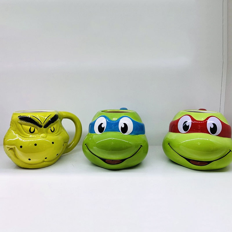 Cute Ninja Turtle Ceramic Coffee/Tea/Milk Cup - Ideal gift for kids