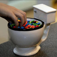 Thumbnail for Creative and funny toilet shaped ceramic mug for multipurpose use