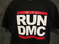 Thumbnail for Run Dmc Logo Black Tshirt - TshirtNow.net - 3