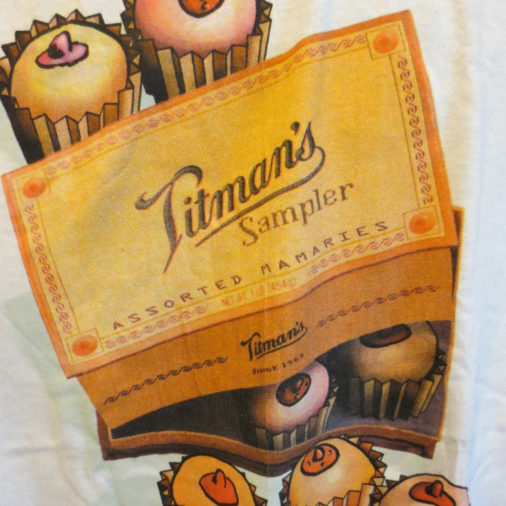 Titman's Sampler Adult White Size XL Extra Large Tshirt - TshirtNow.net - 5