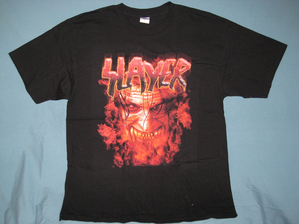 Slayer Evil Face Tshirt Size XL - TshirtNow.net