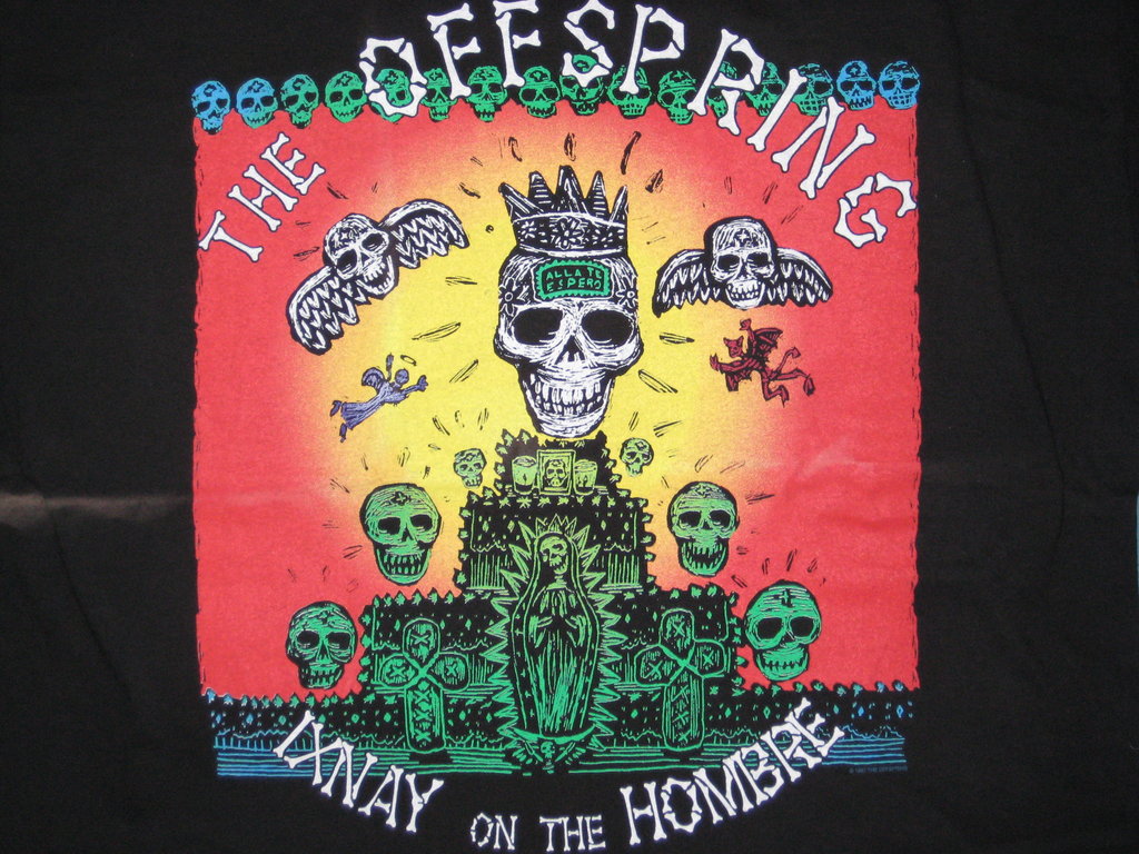 Offspring Ixnay on the Hombre Ls Black Tshirt Size XL - TshirtNow.net