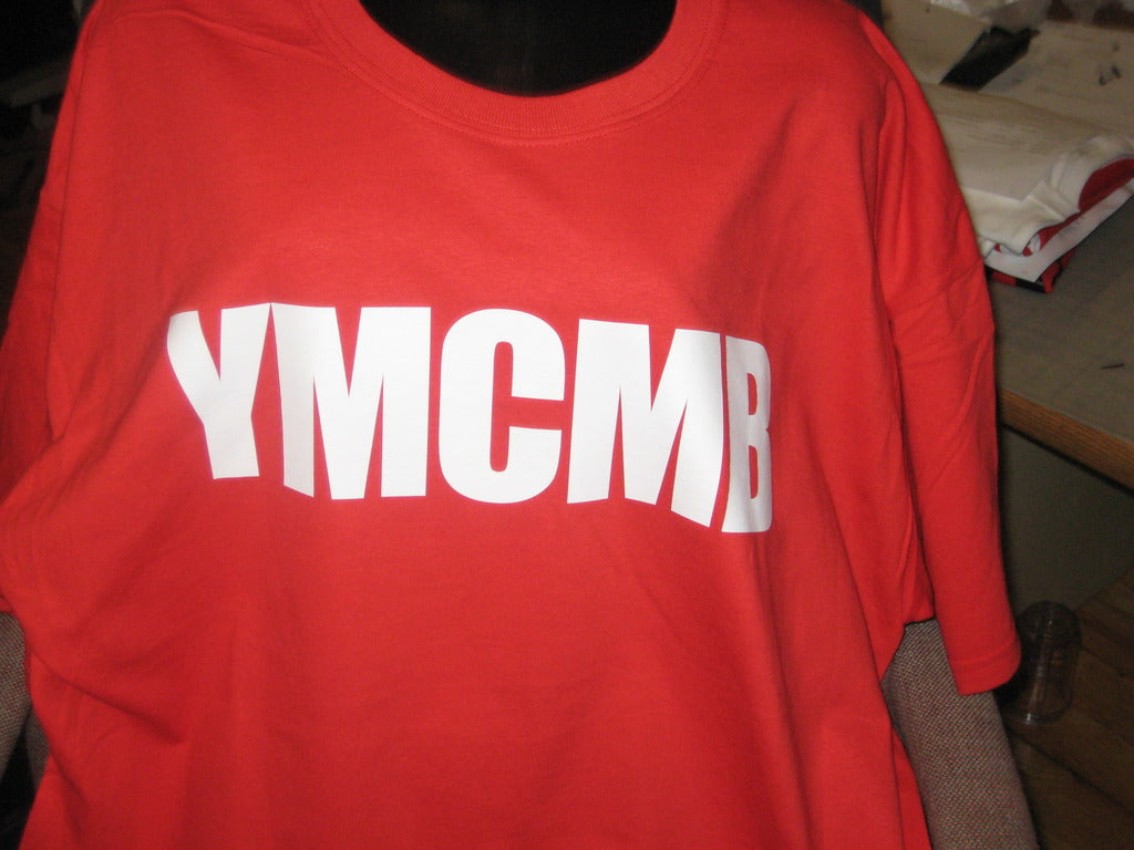 Ymcmb Tshirt: Red With White Print - TshirtNow.net - 3