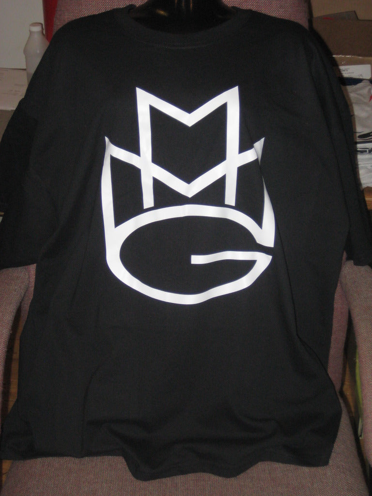 Maybach Music Group Tshirt: Black with White Print - TshirtNow.net - 2