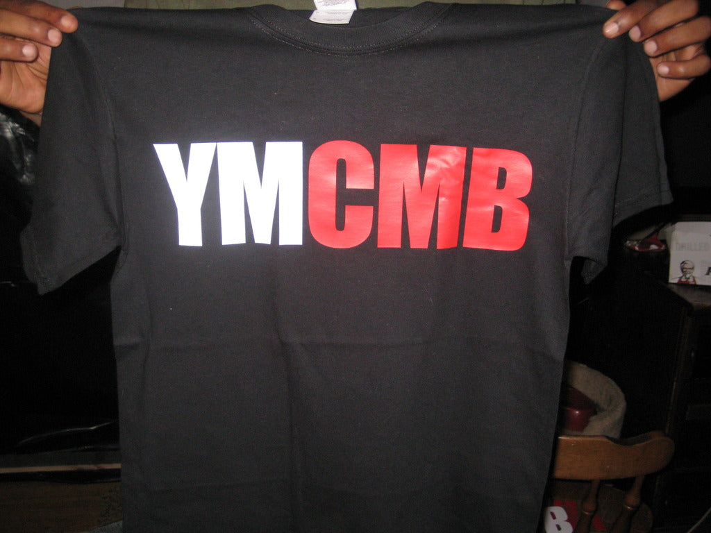 Ymcmb Tshirt: Black With Red & White Print - TshirtNow.net - 3