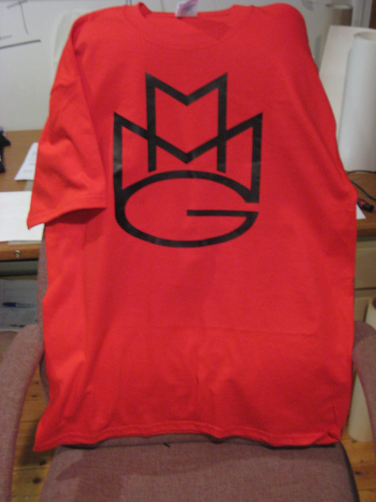 Maybach Music Group Tshirt:Red with Black Print - TshirtNow.net - 2