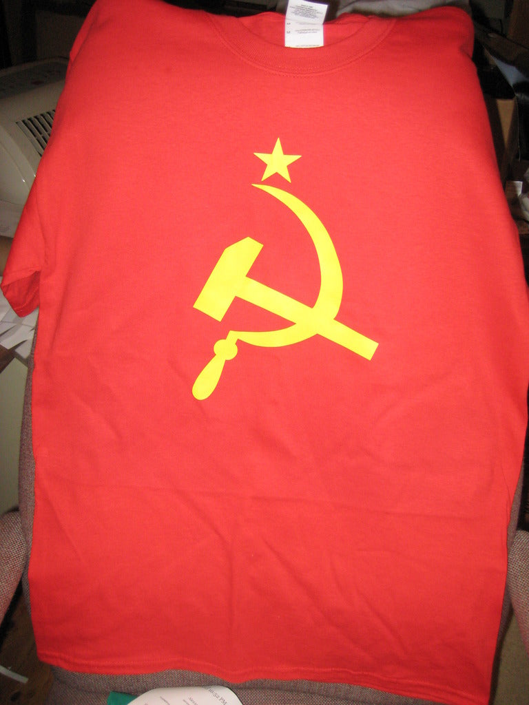CCCP USSR Soviet Union Hammer and Sickle Tshirt - TshirtNow.net - 2
