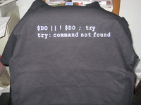 Thumbnail for Do or Do Not; There is no Try (Computer Code Yoda Expression of Speech) Tshirt: Black With White Print - TshirtNow.net - 7