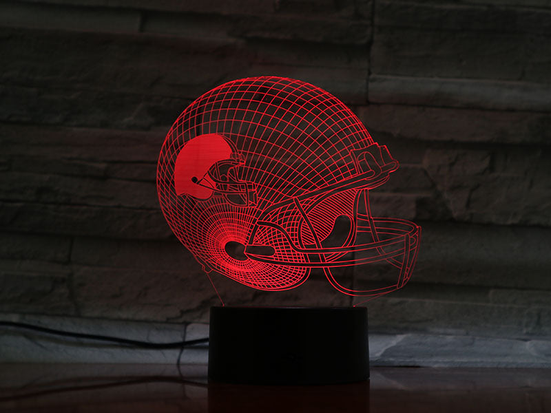 NFL CLEVELAND BROWNS 3D LED LIGHT LAMP
