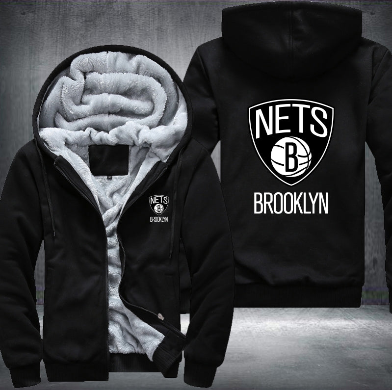 NBA BROOKLYN NETS THICK FLEECE JACKET