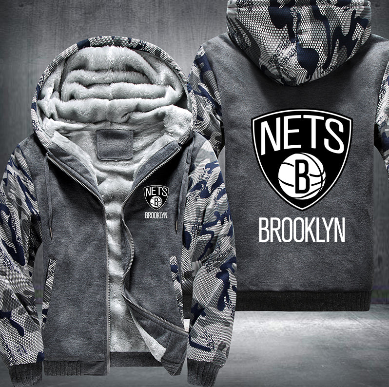 NBA BROOKLYN NETS THICK FLEECE JACKET