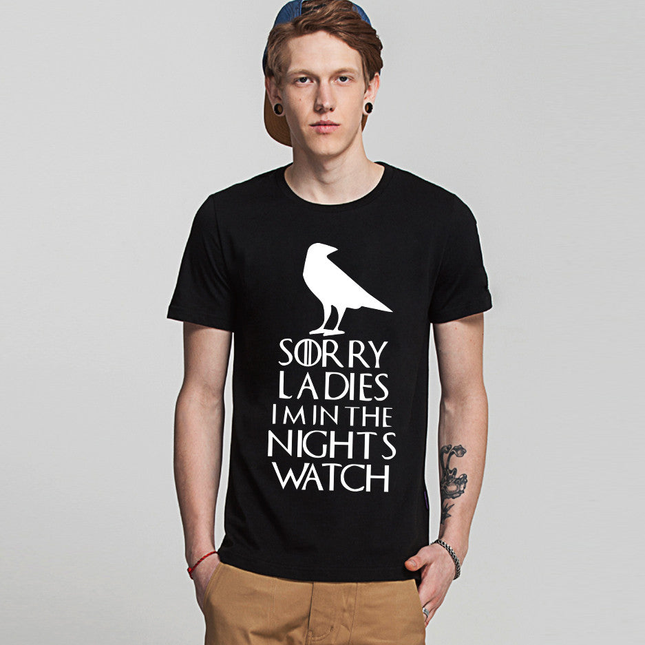 Game Of Thrones Sorry Ladies I'm In The Night's Watch Tshirt - TshirtNow.net - 1