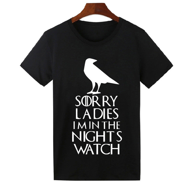 Game Of Thrones Sorry Ladies I'm In The Night's Watch Tshirt - TshirtNow.net - 2