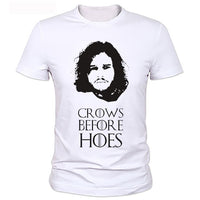 Thumbnail for Game Of Thrones Jon Snow Crows Before Hoes Night's Watch Tshirt - TshirtNow.net - 1
