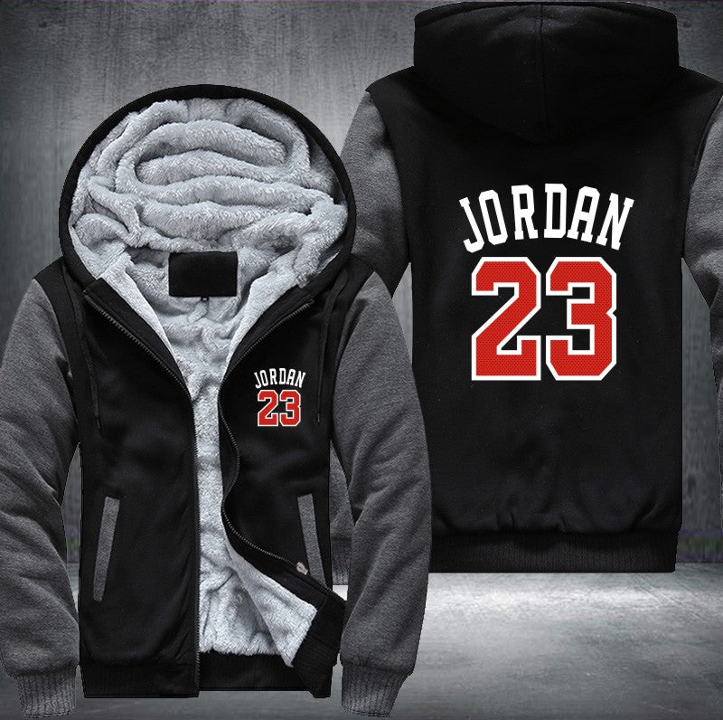 Michael Jordan 23 Thick Fleece Jacket