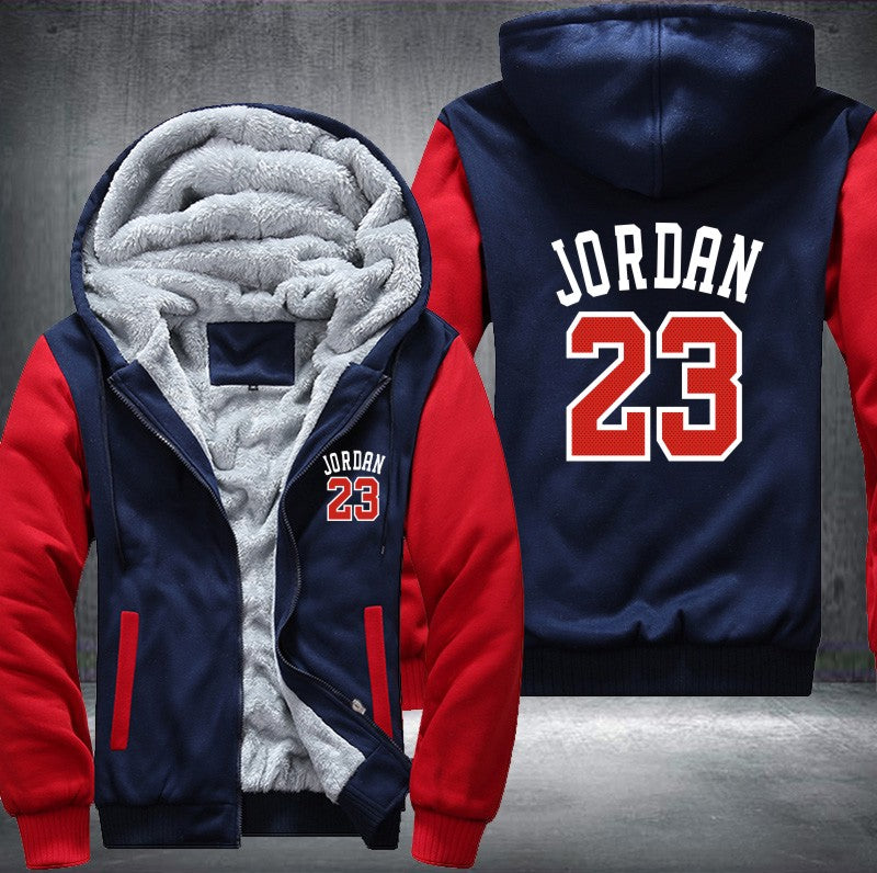 Michael Jordan 23 Thick Fleece Jacket