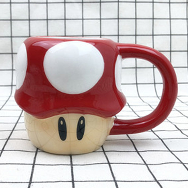 Super Mario Mushroom Porcelain Ceramic Coffee/Milk/Tea Mug