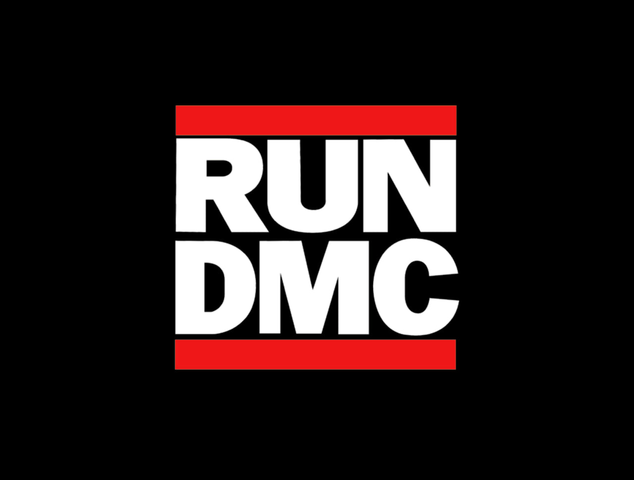 Run Dmc Logo Black Tshirt