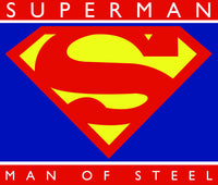 Thumbnail for Superman Man Of Steel Standing Figure Logo on White Colored Tshirt for Men - TshirtNow.net - 2