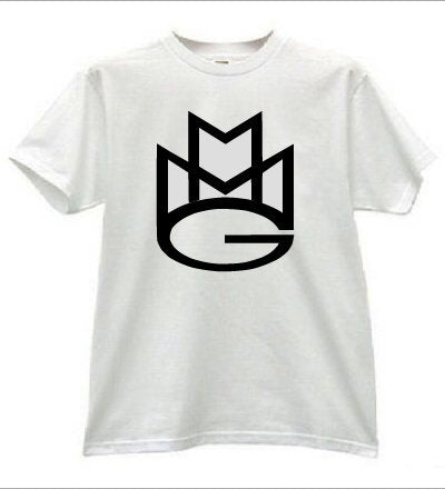 Maybach Music Group Tshirt:White with Black Print - TshirtNow.net - 1