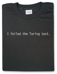 Thumbnail for I Failed The Turing Test Black Tshirt - TshirtNow.net - 1