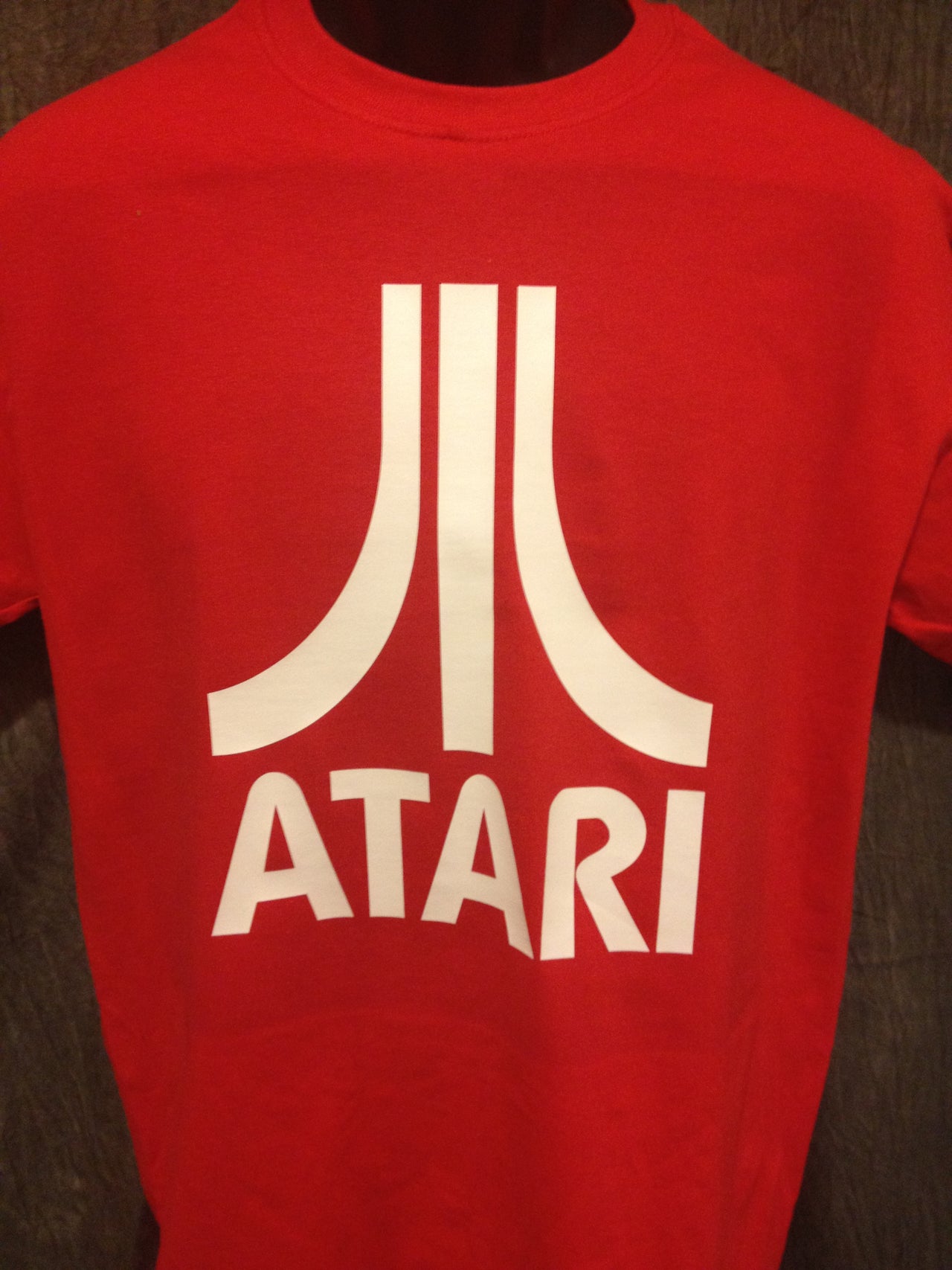 Atari Logo Tshirt: Red With White Print - TshirtNow.net - 2