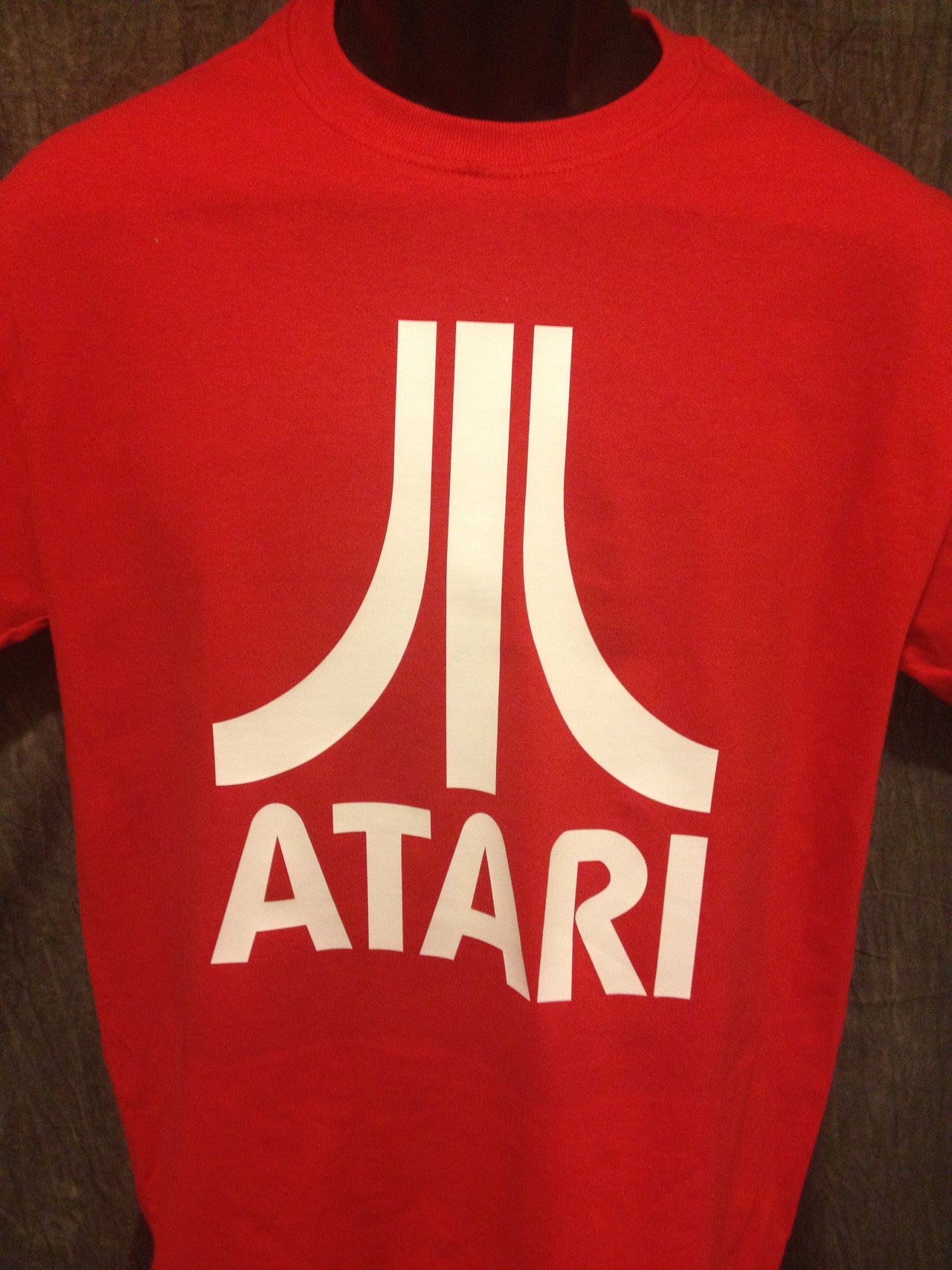 Atari Logo Tshirt: Red With White Print - TshirtNow.net - 3