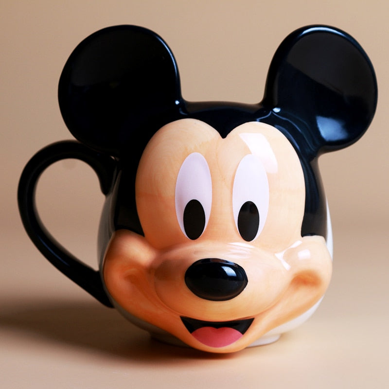 Mickey Mouse Ceramic Coffee/Tea/Milk Cup - Ideal for Disney Lovers