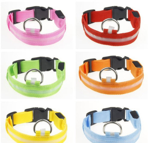 LED GLOW DOG COLLARS